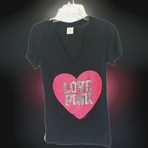 Pink by Victoria's secret t shirt size s